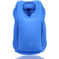 Inflatable Blue Soft Travel Pillow RRP £19.99 Sale price £9.99