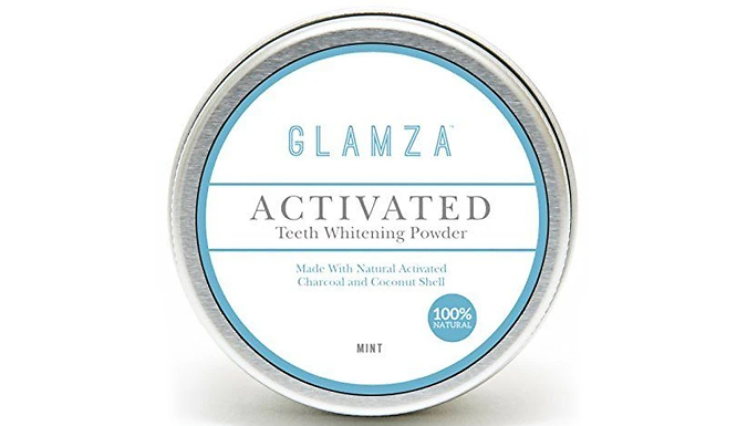 Glamza Activated Charcoal Teeth Whitening Powder 50g was £ now £4.99