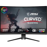 MSI MAG 325CQRF QD computer monitor 80 cm (31.5") 2560 x 1440 pixels Wide Quad HD Black RRP £657.99 Sale price £417.58