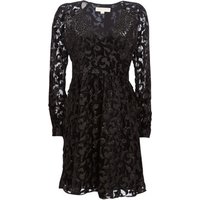 MICHAEL Michael Kors  RAGLAN SLV SHORT DRS  women's Dress in Black. Sizes available:S