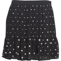 MICHAEL Michael Kors  NAIL HT FLOUNCE SKIRT  women's Skirt in Black. Sizes available:L RRP £195.00 Sale price £165.75