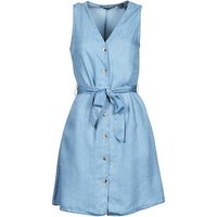 Vero Moda  VMVIVIANA  women's Dress in Blue. Sizes available:S