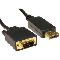 Cables Direct DisplayPort - VGA 1m VGA (D-Sub) Black RRP £24.99 Sale price £19.95