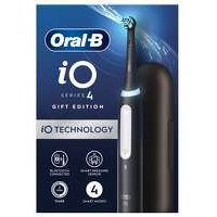Oral-B iO 4 Black Electric Toothbrush with Travel Case RRP £240 Sale price £95.00