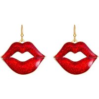 Women'S Red Lips Drop Earrings - 1 Or 2 Pairs | Wowcher RRP £14.99 Sale price £4.99
