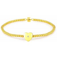 Natural Diamond Gold Plated Magnetic Clasp Bracelet - Silver | Wowcher RRP £63.99 Sale price £19.99