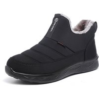 Unisex Faux Fur Lined Ankle Boots In 3 Colours And 9 Sizes - Black | Wowcher RRP £29.99 Sale price £11.99