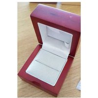 Luxury Wooden Red Ring Box Handmade | Wowcher RRP £49.99 Sale price £15.99