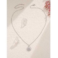 Sunflower Crystal Silver Necklace | Wowcher RRP £59.99 Sale price £4.99