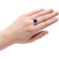 Blue Crystal Heart Rings+Message Box | Wowcher RRP £55.99 Sale price £7.99