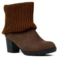 Women'S Slip On Winter Boots With Fur - Black | Wowcher RRP £14.99 Sale price £10.99