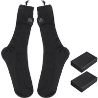 4.5V Electric Heated Socks - 2 Options! - Black | Wowcher RRP £49.99 Sale price £15.99