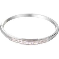 Crystal Filled Bangle And Earring Set - Silver | Wowcher RRP £75.99 Sale price £12.99