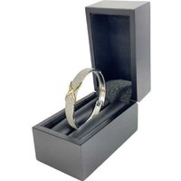 Infinity Bow Created Diamond Bangle - White | Wowcher RRP £144.99 Sale price £44.99