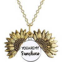 “You Are My Sunshine” Necklace - Gold