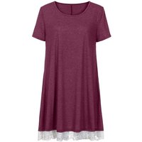 Women'S Short Sleeve Lace Trim Dress - 5 Colours & 5 Sizes! - Black | Wowcher RRP £39.99 Sale price £9.99