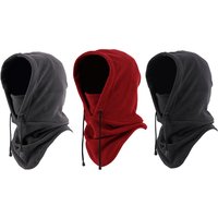 Fleece Balaclava Hood With Mask - 3 Colours! - Grey | Wowcher RRP £22.99 Sale price £7.99