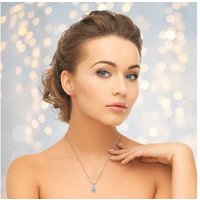 Crown Necklace And Earrings - Silver | Wowcher RRP £39.99 Sale price £8.99