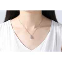 Silver Water Drop Crystal Pendant | Wowcher RRP £49.99 Sale price £8.99