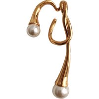 Pearl Ear Cuff Non Piercing Earrings - Silver | Wowcher RRP £16.99 Sale price £5.99