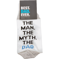 Best Dad Ever Fathers Day Socks 3 Types - Black | Wowcher RRP £7.99 Sale price £2.99