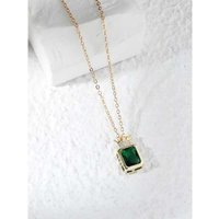 Green Crystal Necklace And Earrings Set | Wowcher RRP £75.99 Sale price £10.99